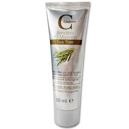 Claderm قناع الطين المنقّي بزيت شجرة الشاي – 50 مل