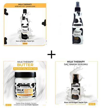 ✨ **عرض Milk Therapy الفاخر – 4 منتجات للعناية المتكاملة بشعرك** ✨
