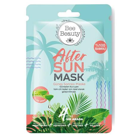 Bee Beauty قناع ورقي بالألوفيرا بعد التعرض للشمس – 25 مل