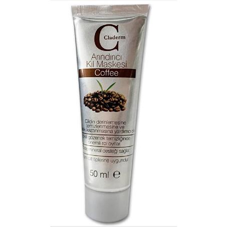 Claderm قناع الوجه بالطين والقهوة – 50 مل