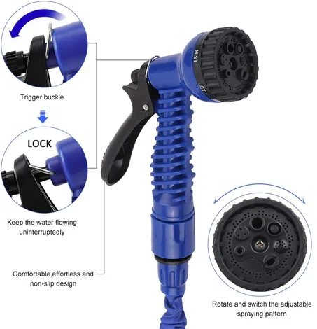 خرطوم مياه قابل للتمدد 30 متر