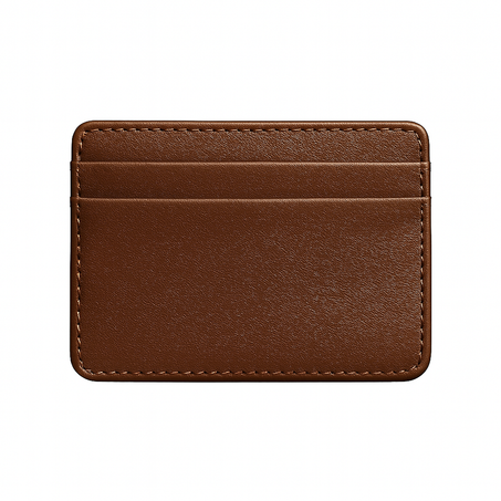 محفظة عملية من الجلد الطبيعي