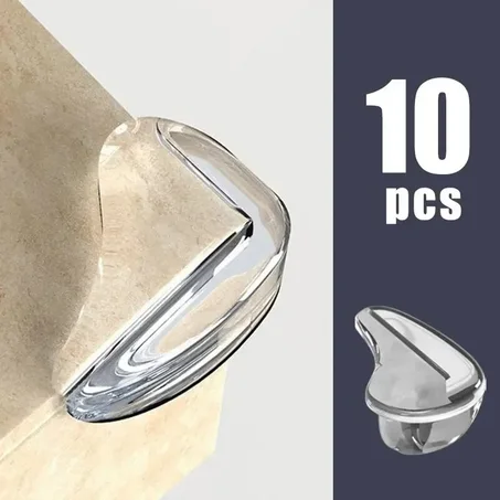 10 قطع من واقيات زوايا الأثاث لطاولة القهوة المضادة للتصادمات، غطاء زاوية ناعم لتزيين غرفة المعيشة