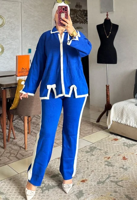 Ensemble maille douce 2 pièces