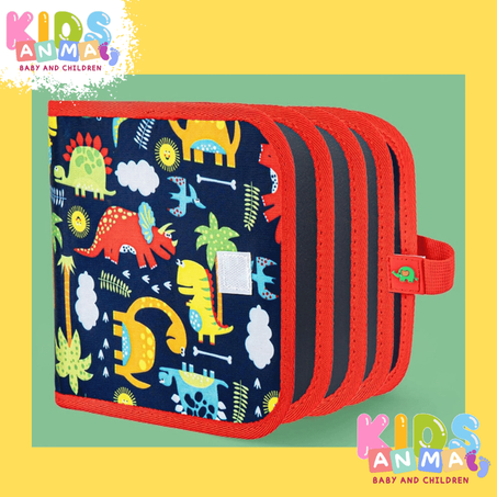 كتاب تلوين للأطفال قابل للمسح