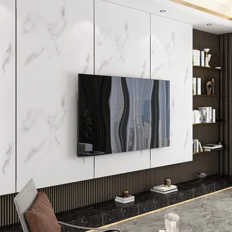 Papier auto-adhésif effet marbre ( 3 M X 60 CM )