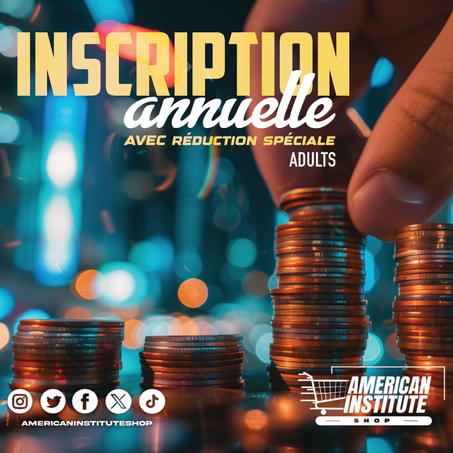 Inscription Annuelle - ADULTS -