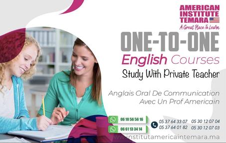 Cours d'anglais avec un professeur privé