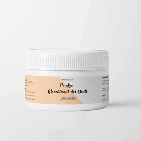 بودرة تبييض الاسنان