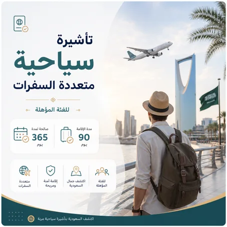 تأشيرة سياحية متعددة السفرات للسعودية