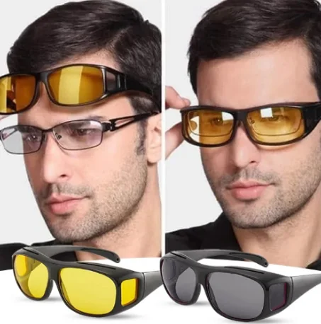 Day & night driving glasses (2 pieces)