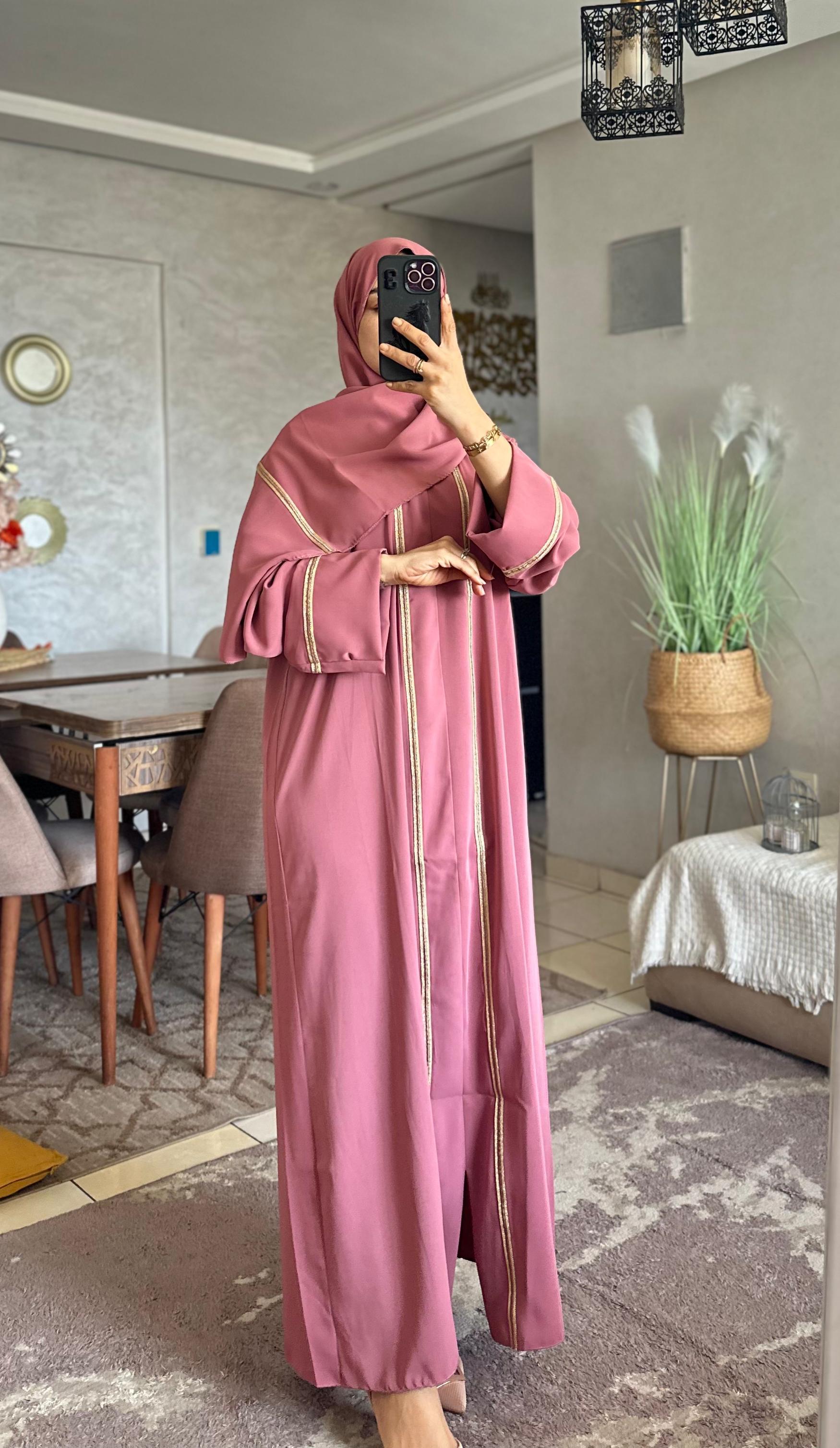 عباية رمضان من قماش الكريب