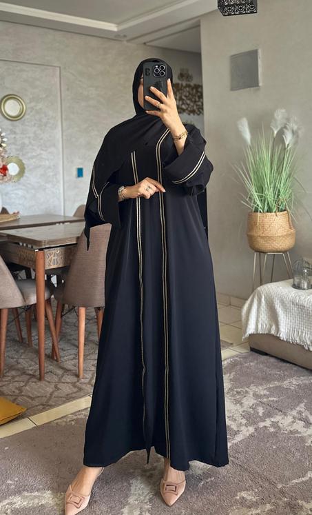 عباية رمضان من قماش الكريب