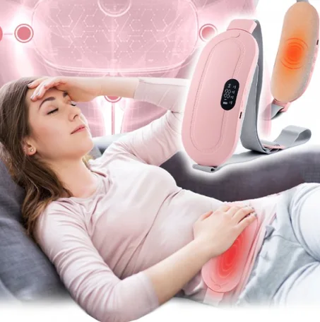 🔥 جهاز التدفئة والتدليك الذكي لتخفيف آلام الدورة والظهر 💖