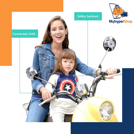 حزام أمان للدراجات النارية للأطفال
