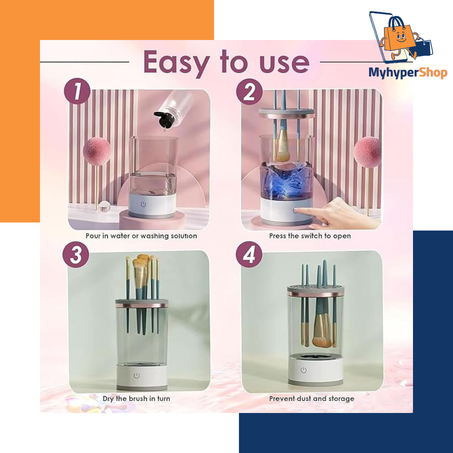 منظف فرش المكياج الكهربائي