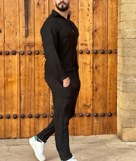 🔥 Ensemble chemise avec manche/pantalon LE LIN 🔥