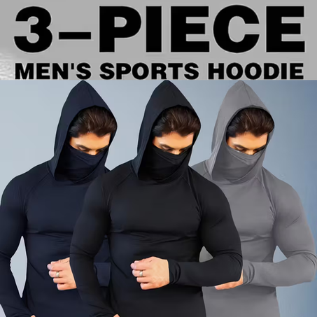 3-Piece Men’s Sports Hoodie