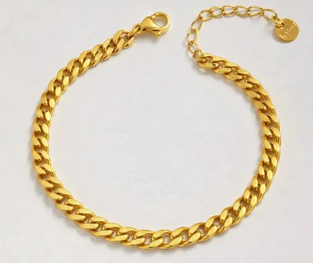 Bracelet Chaîne à maillons cubains