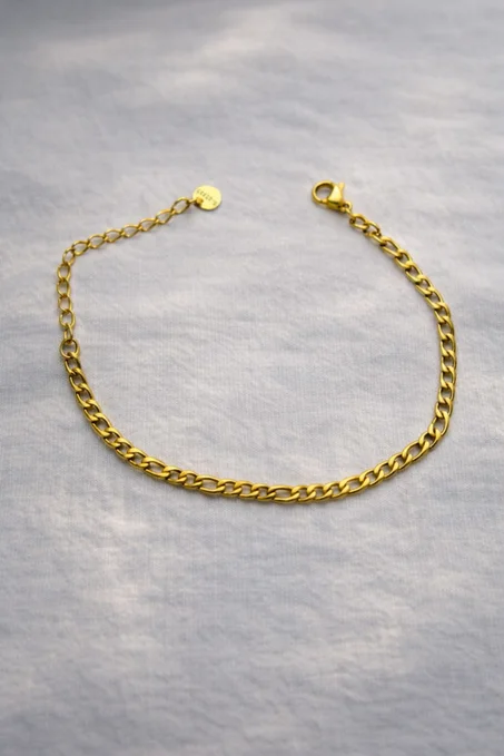 bracelet  maille Figaro