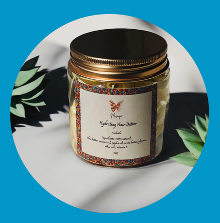 « hydrating hair butter »كريم الشعر الطبيعي المغذي