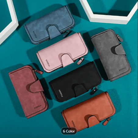 محفظة جلدية نسائية فاخرة