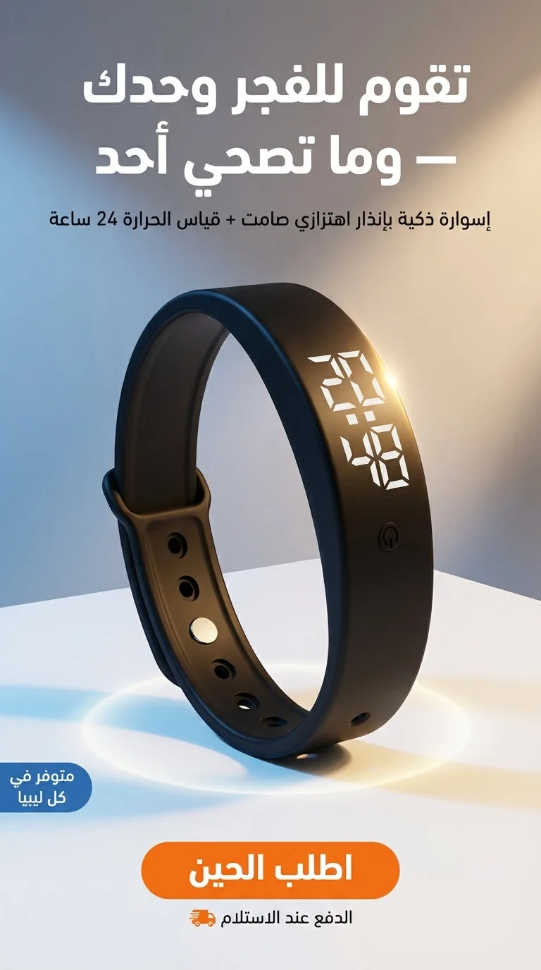 السوار الذكي المنبّه بالاهتزاز
