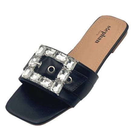 Sandale plats en similicuir