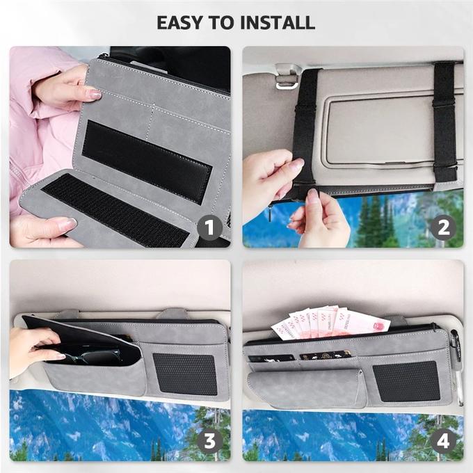 Organisateur Pare-Soleil Voiture Multi-Poches