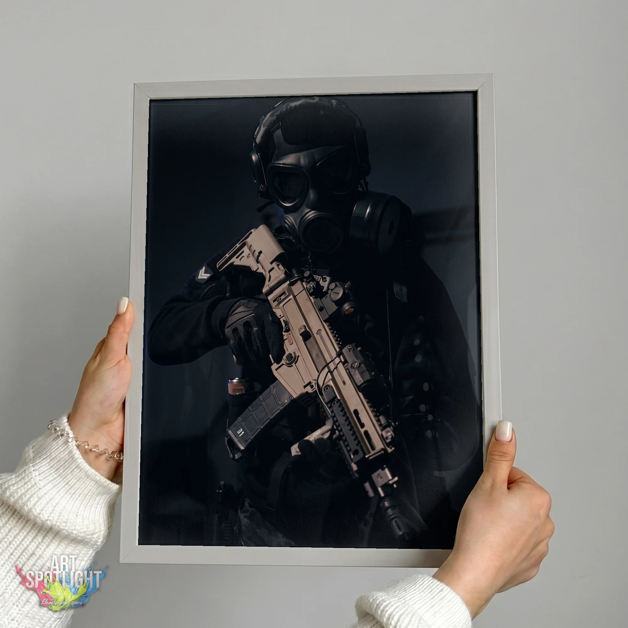 GAS MASK SOLDIER