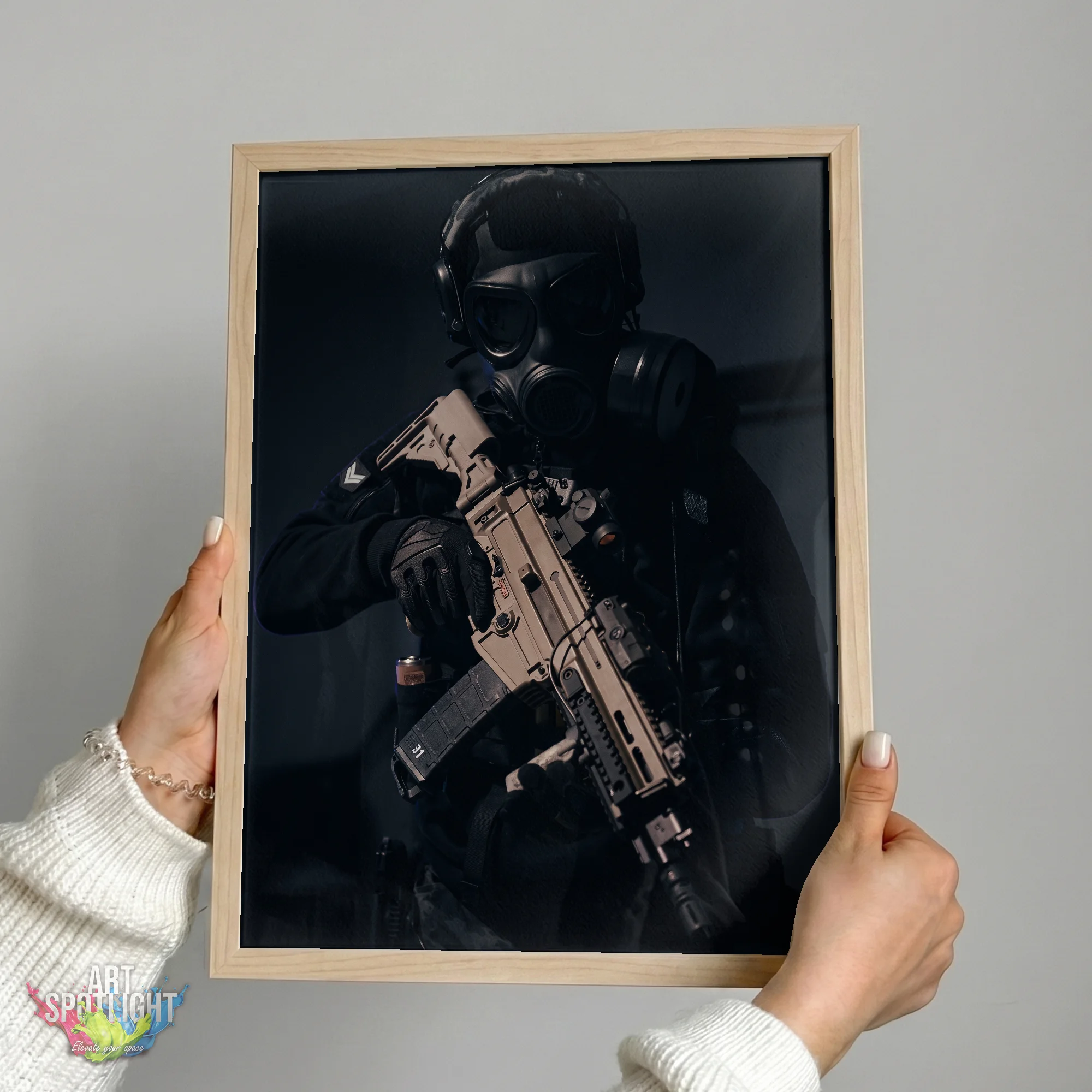 GAS MASK SOLDIER