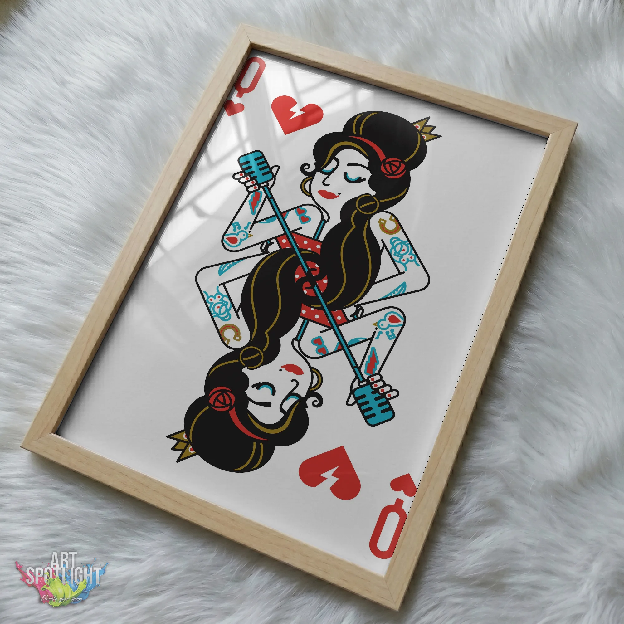 AMY WINEHOUSE PLAYING CARD