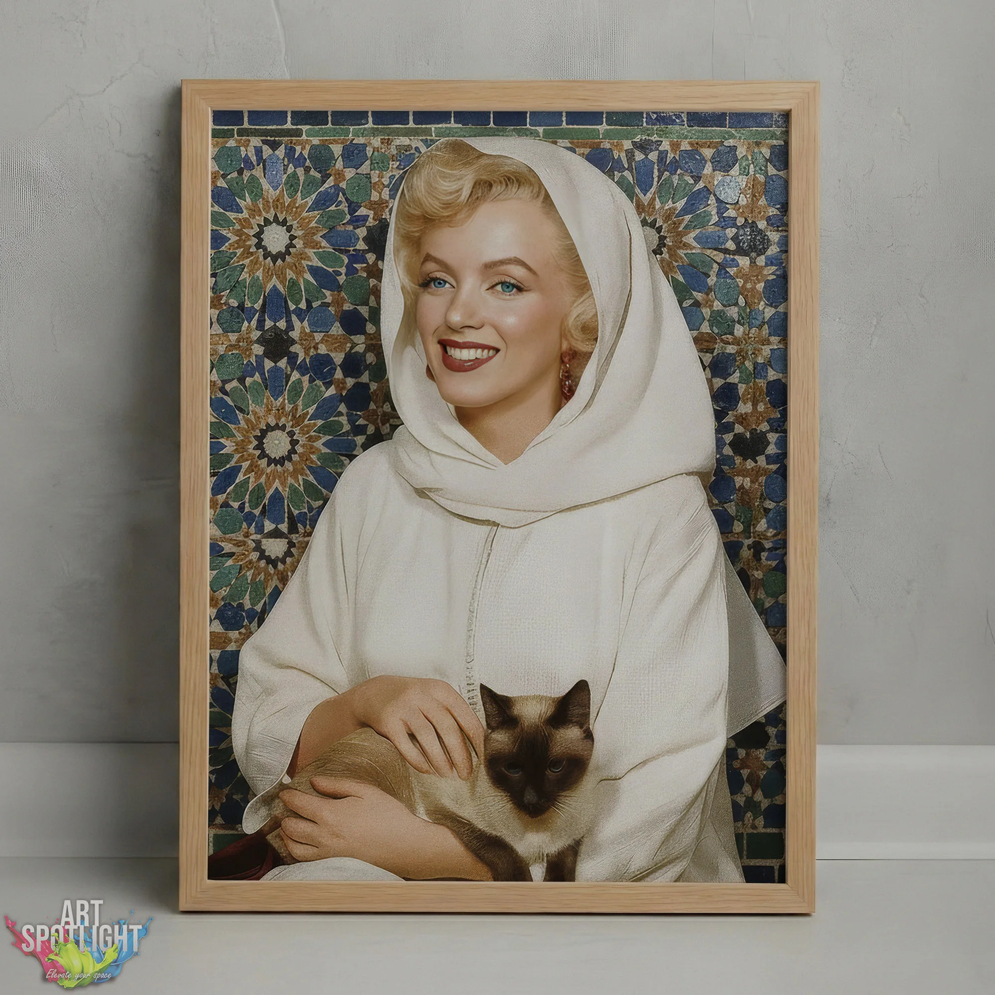 MARILYN MONROE en tenue marocaine