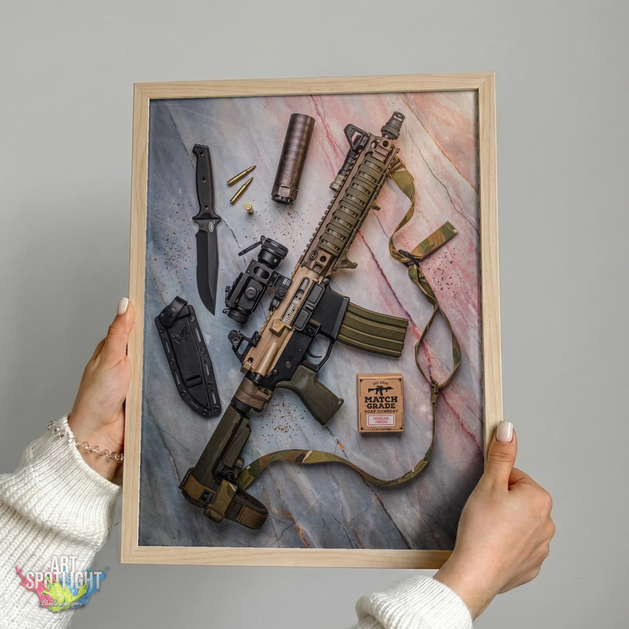 TACTICAL CARBINE AND KNIFE