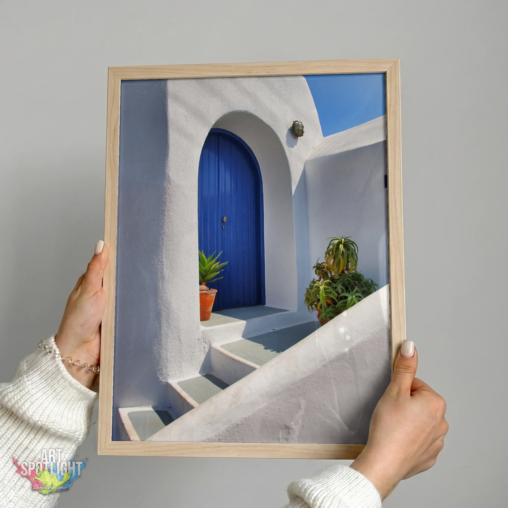 MEDITERRANEAN BLUE DOOR