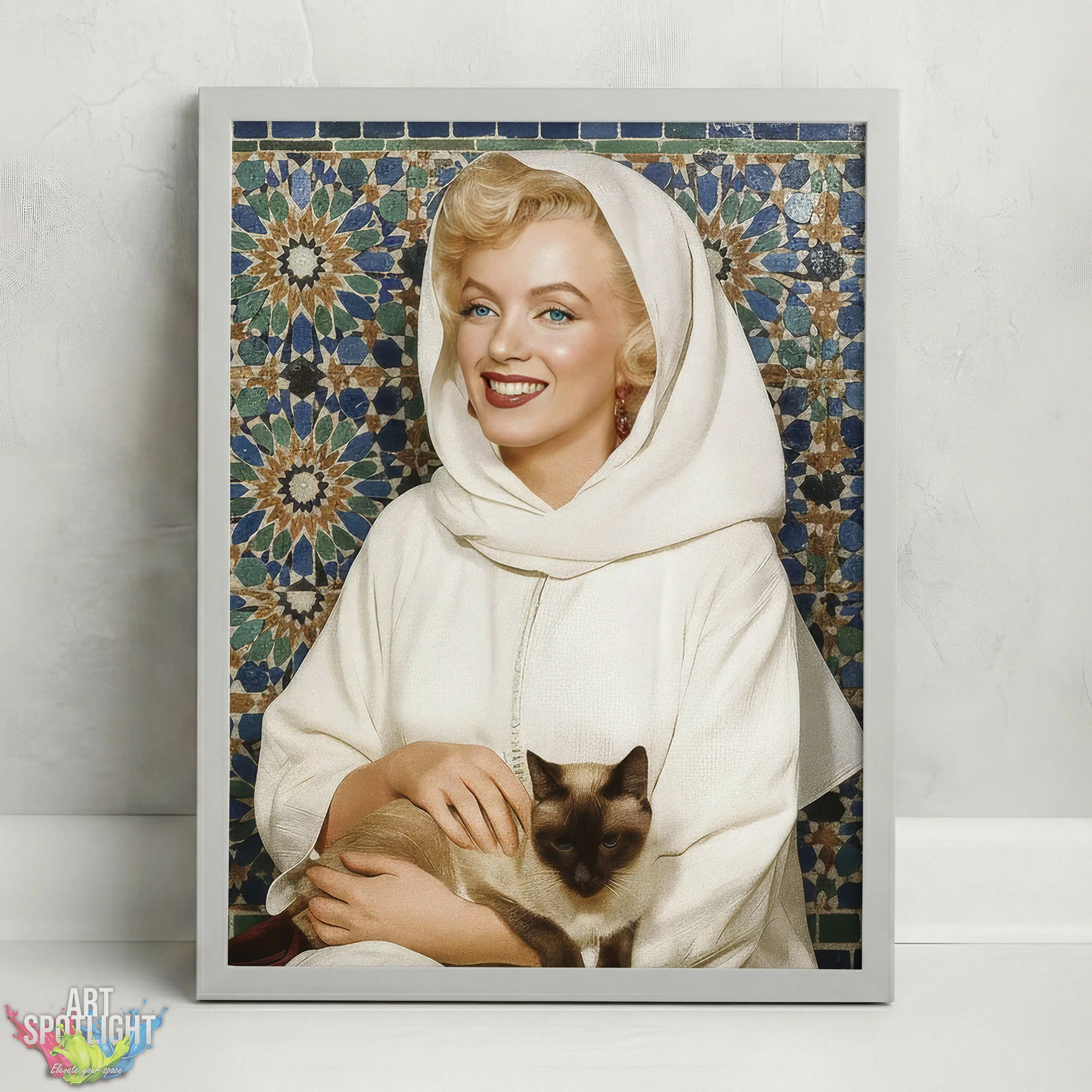 MARILYN MONROE en tenue marocaine