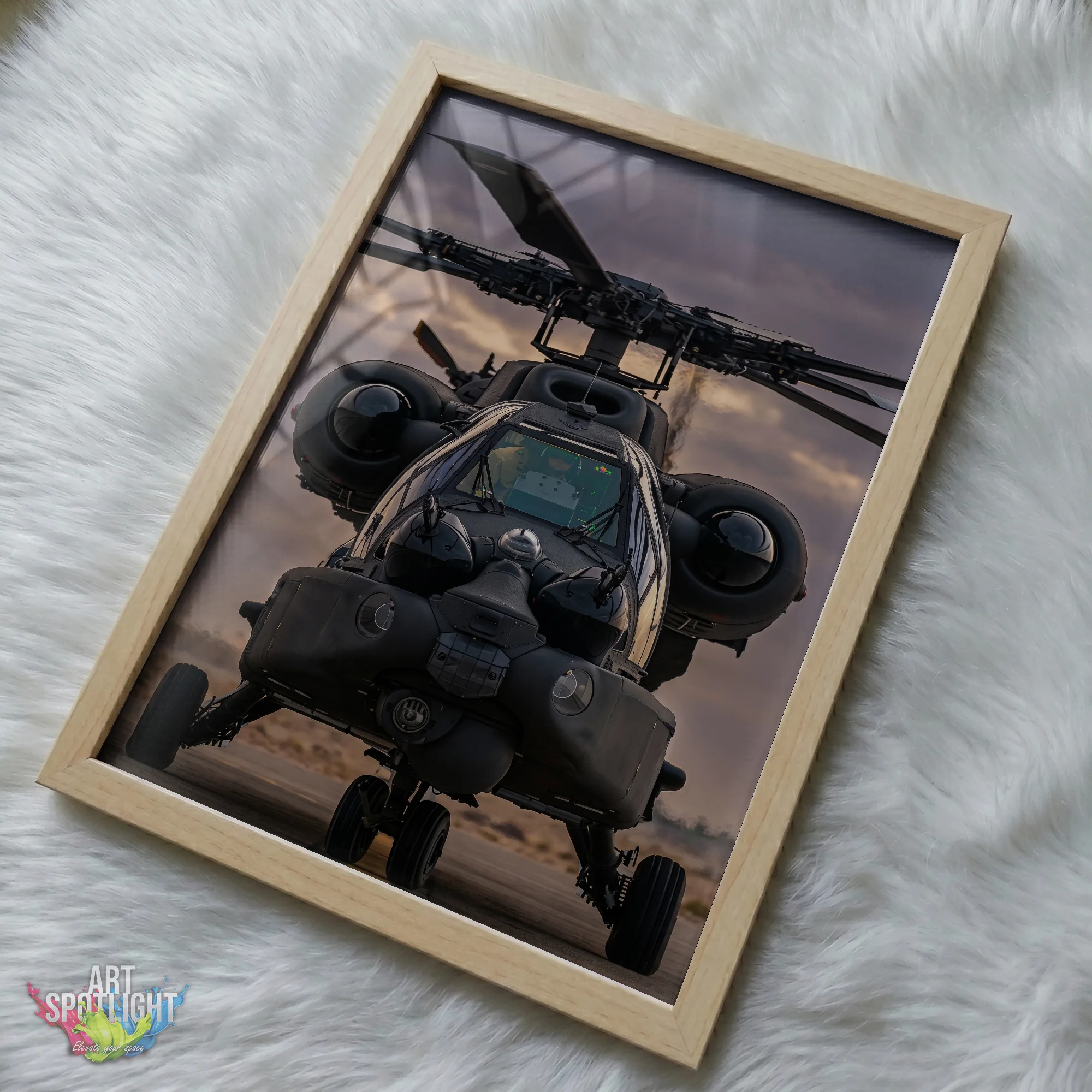 AH-64 APACHE FRONT VIEW