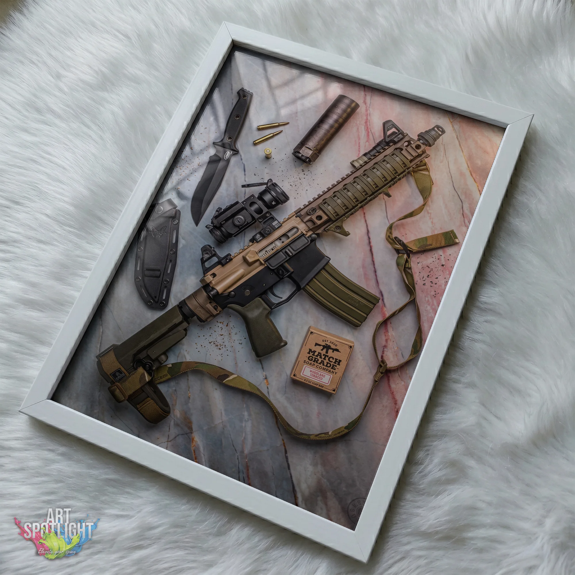 TACTICAL CARBINE AND KNIFE