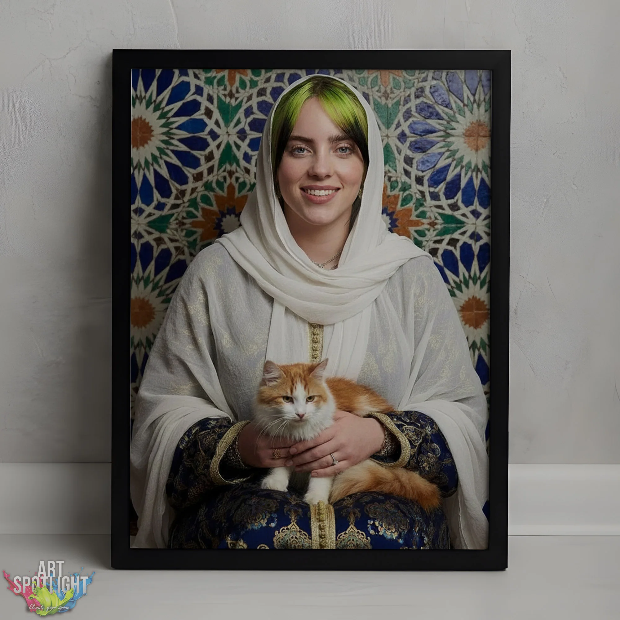 BILLIE EILISH en tenue marocaine