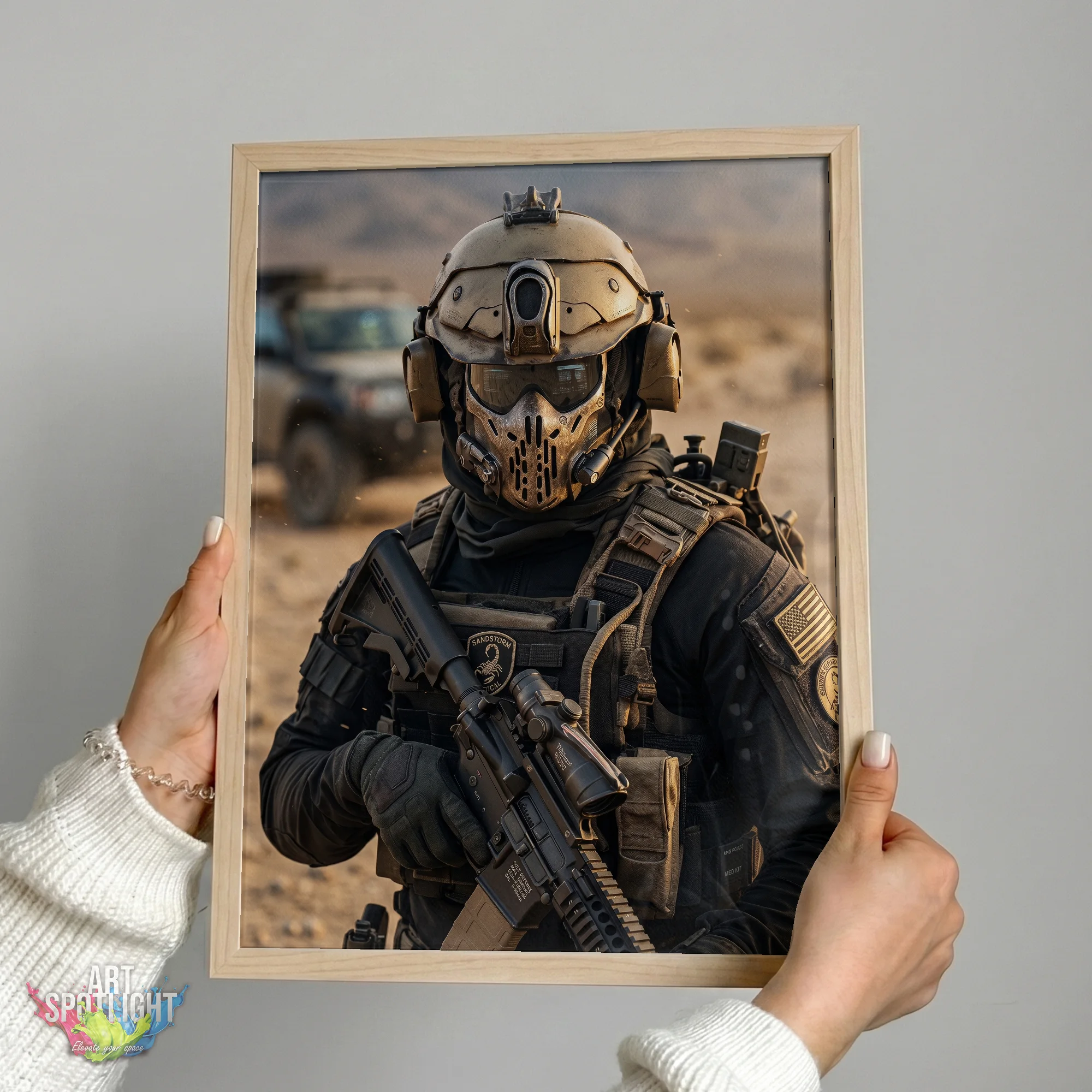 FUTURISTIC TACTICAL SOLDIER