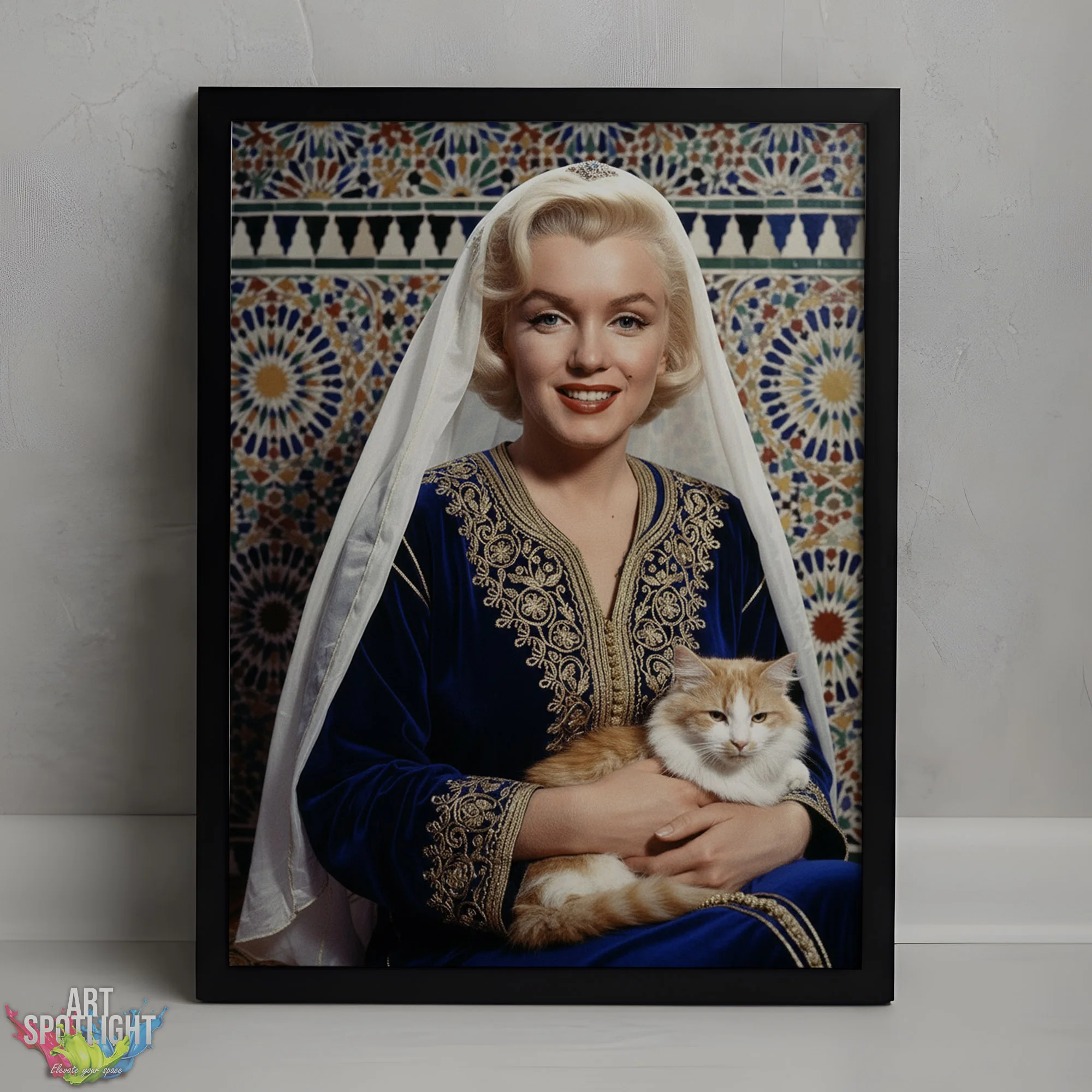 MARILYN MONROE en tenue marocaine
