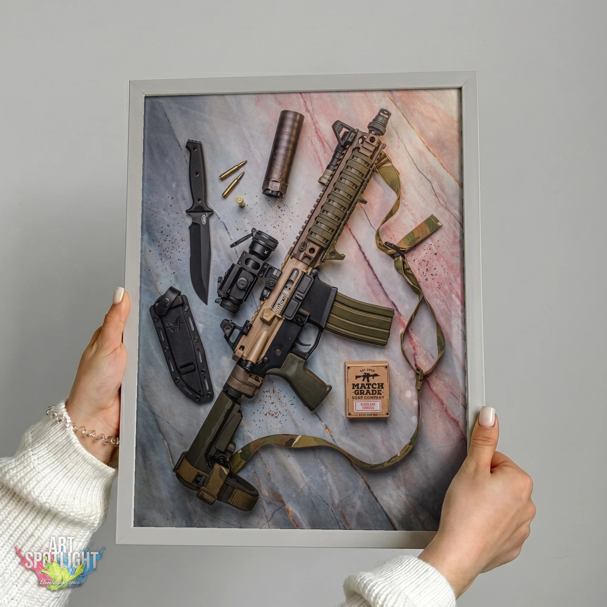 TACTICAL CARBINE AND KNIFE