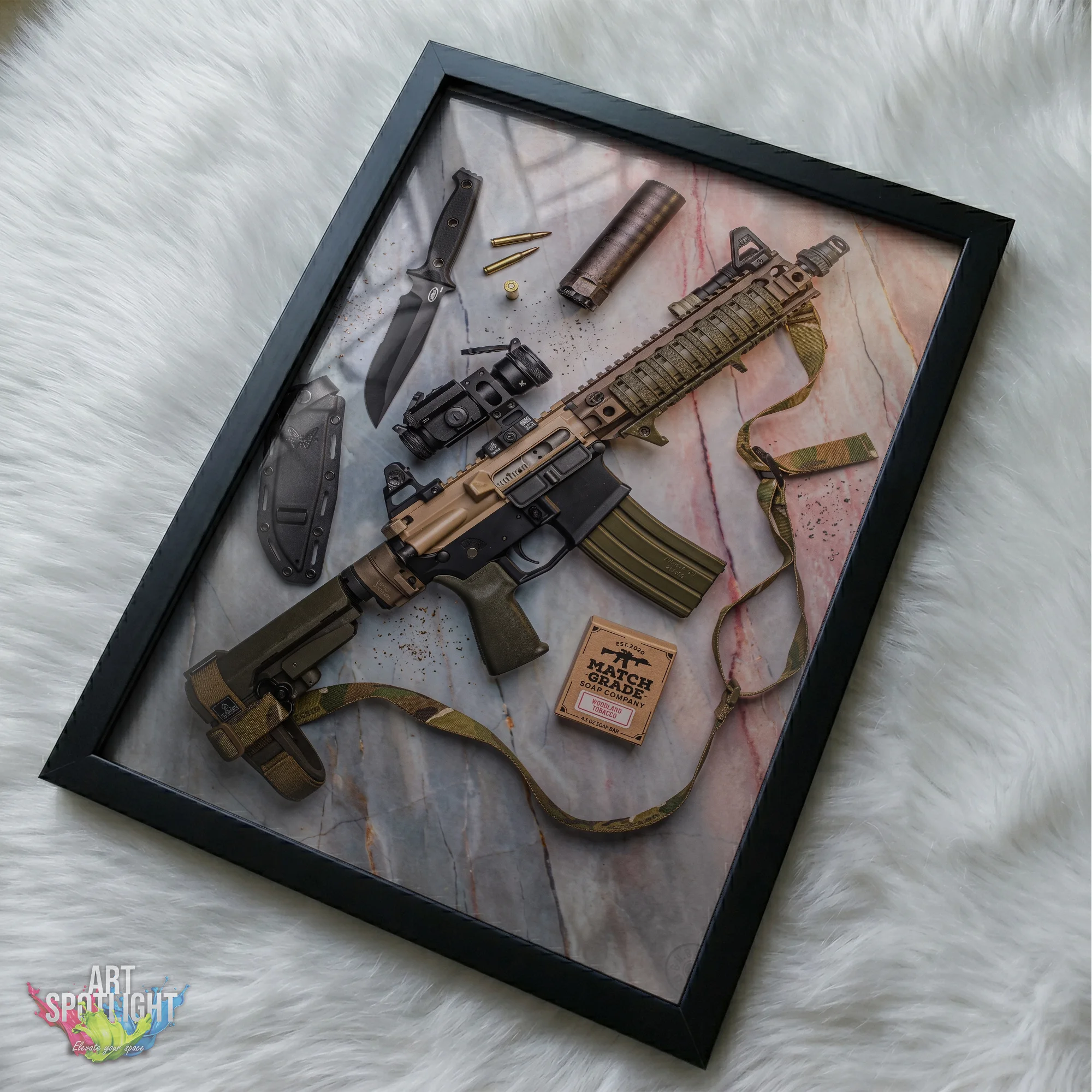 TACTICAL CARBINE AND KNIFE