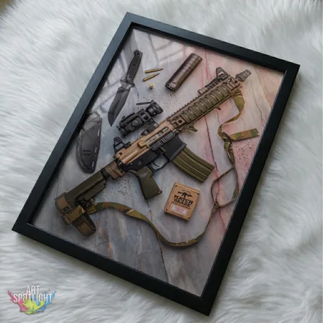 TACTICAL CARBINE AND KNIFE