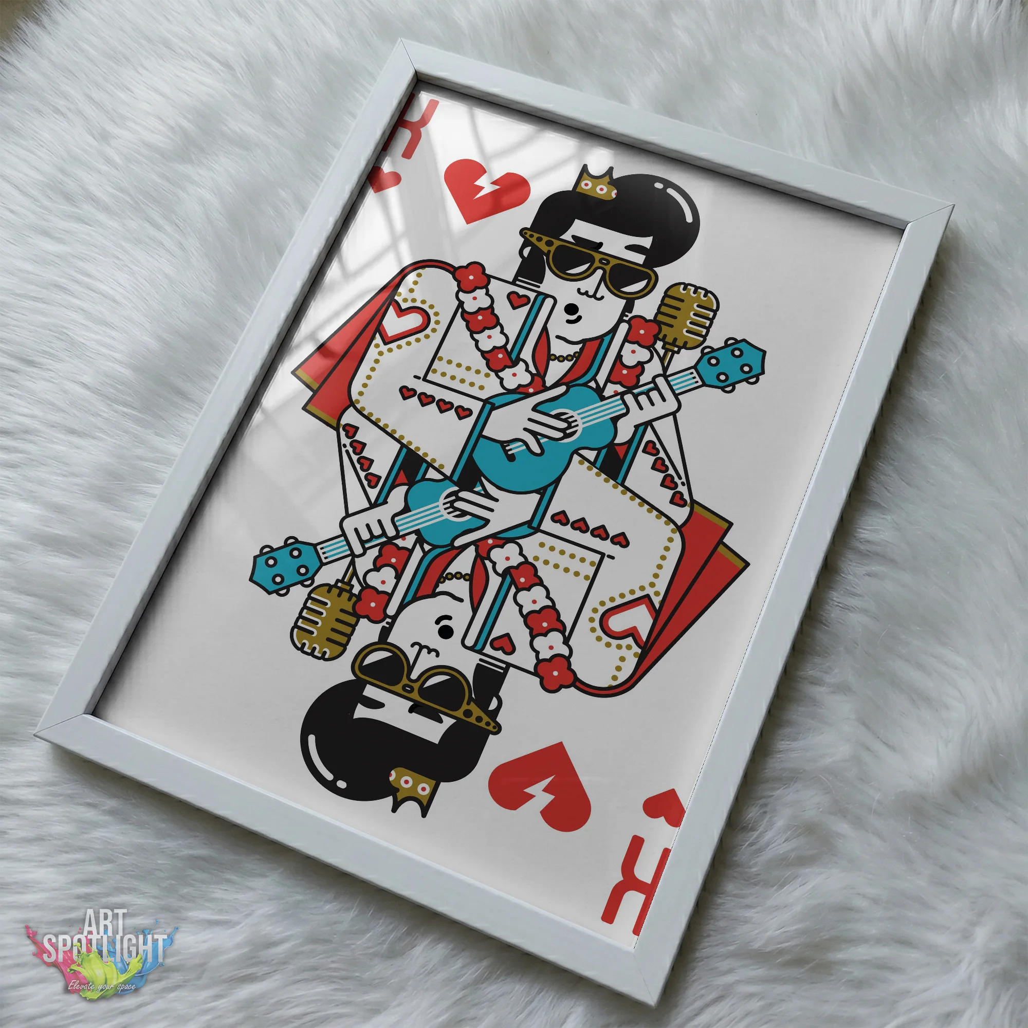 ELVIS PRESLEY PLAYING CARD