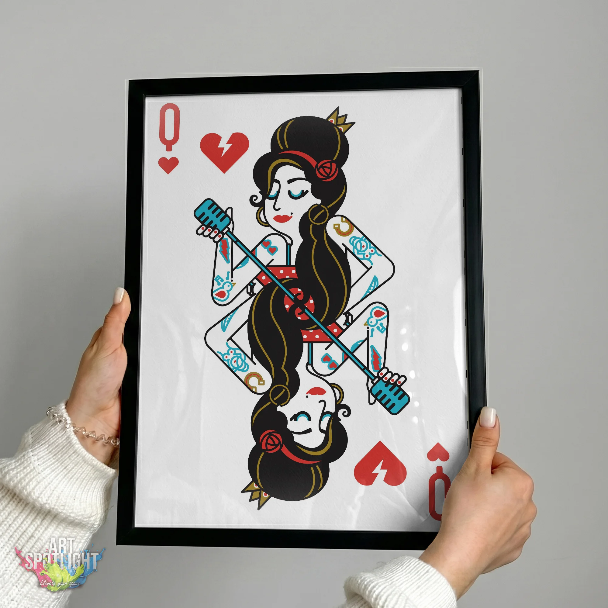 AMY WINEHOUSE PLAYING CARD
