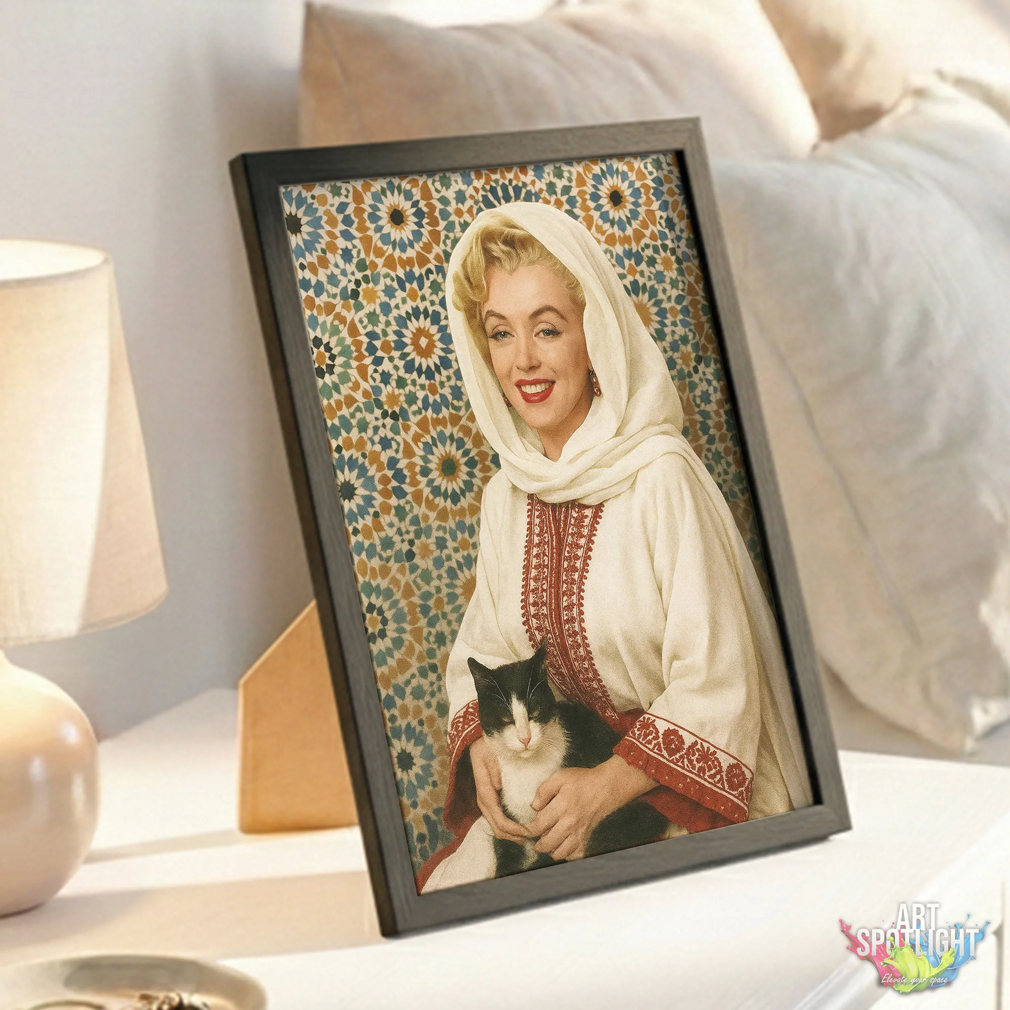 MARILYN MONROE en tenue marocaine