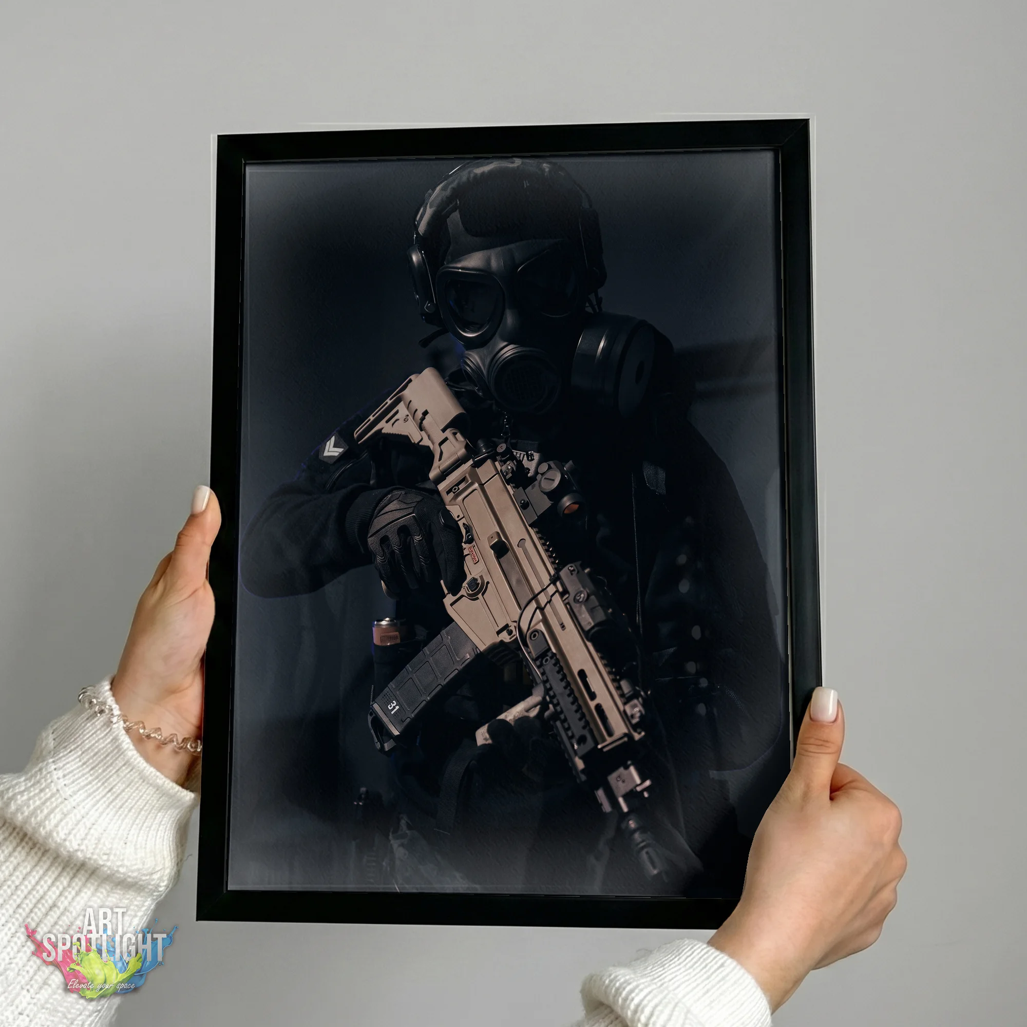 GAS MASK SOLDIER