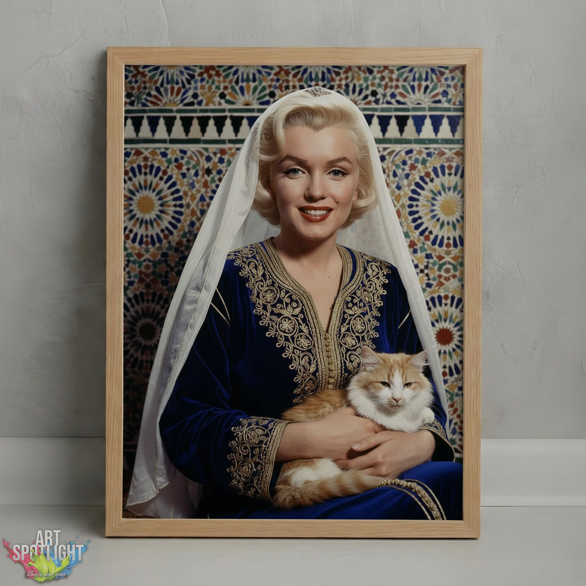 MARILYN MONROE en tenue marocaine