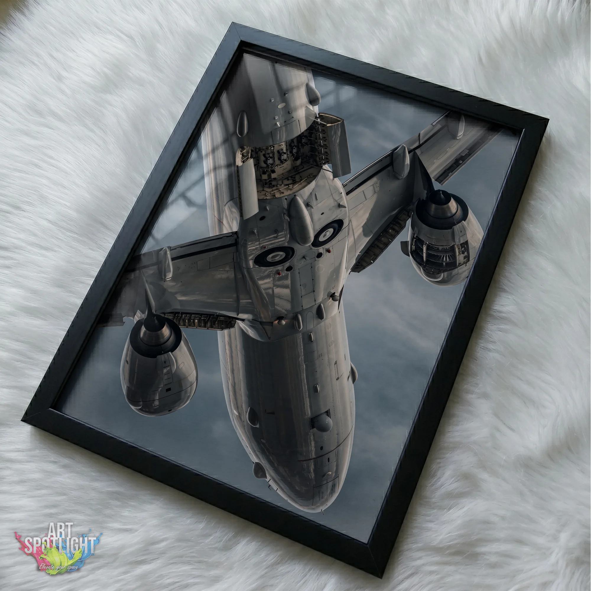 AIRLINER LANDING GEAR CLOSE-UP